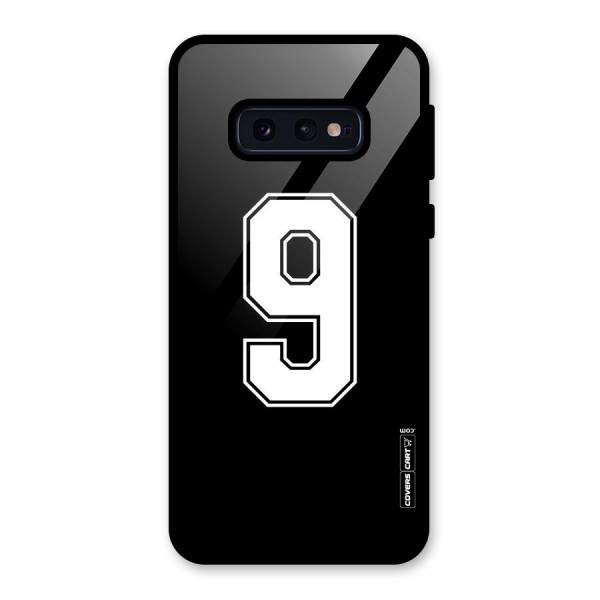 Number 9 Glass Back Case for Galaxy S10e