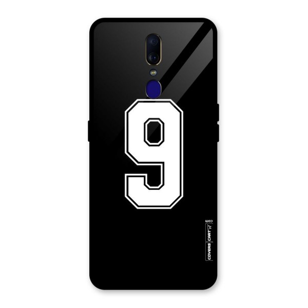 Number 9 Glass Back Case for Oppo F11