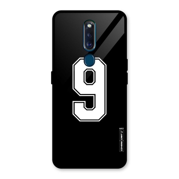 Number 9 Glass Back Case for Oppo F11 Pro