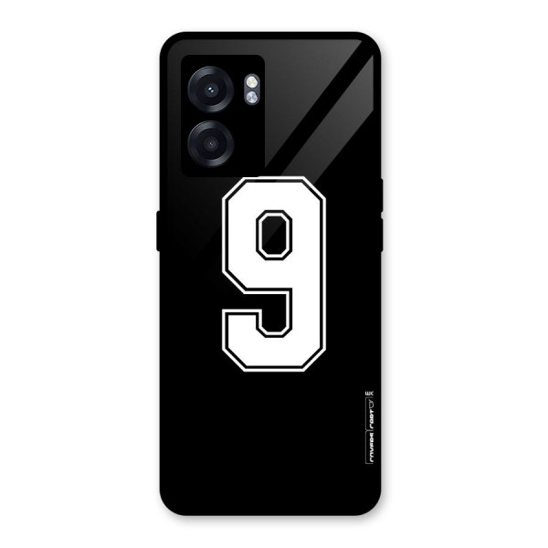 Number 9 Glass Back Case for Oppo K10 (5G)