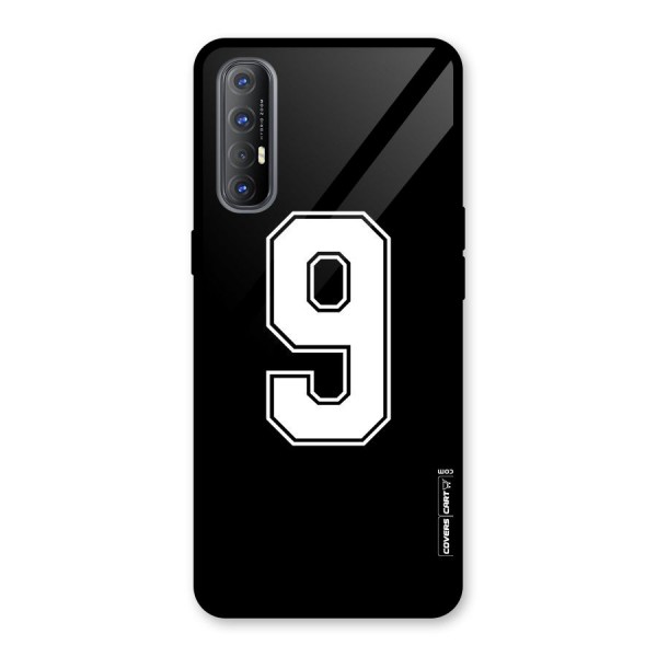 Number 9 Glass Back Case for Oppo Reno3 Pro