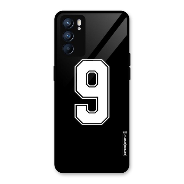 Number 9 Glass Back Case for Oppo Reno6 5G