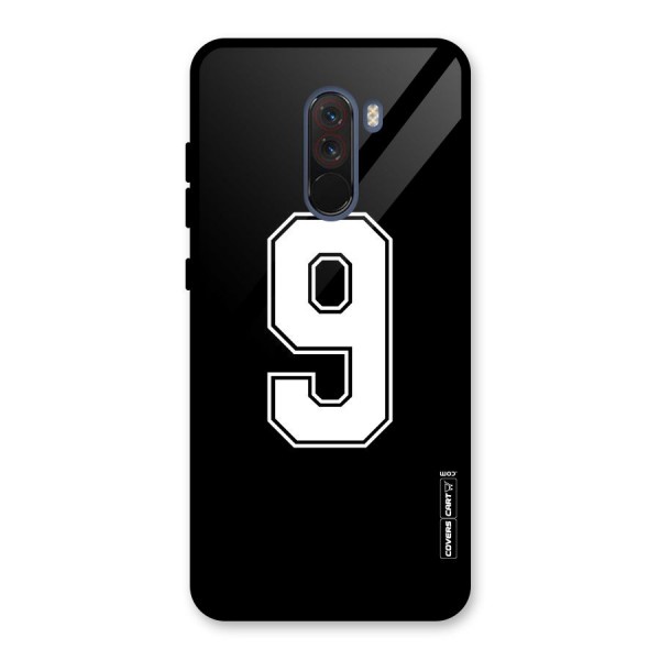 Number 9 Glass Back Case for Poco F1