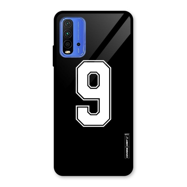 Number 9 Glass Back Case for Redmi 9 Power