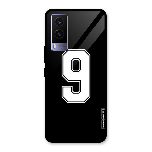 Number 9 Glass Back Case for Vivo V21e 5G