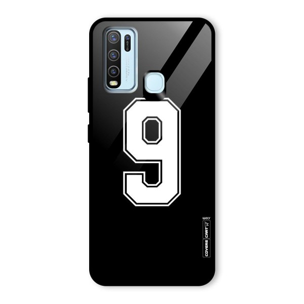 Number 9 Glass Back Case for Vivo Y30