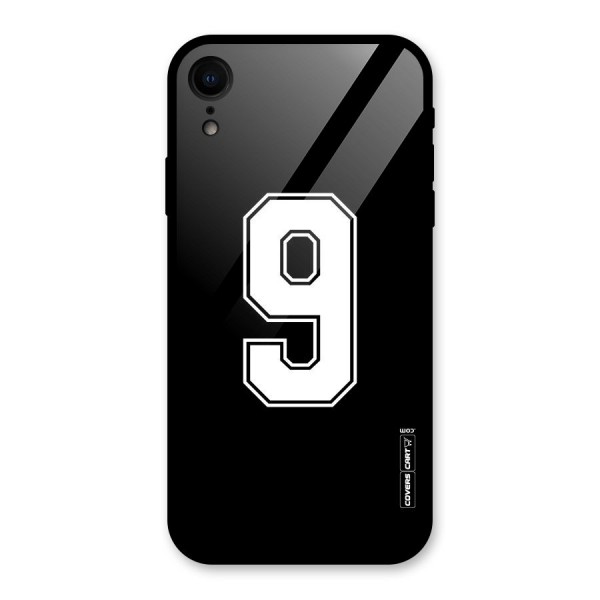 Number 9 Glass Back Case for XR