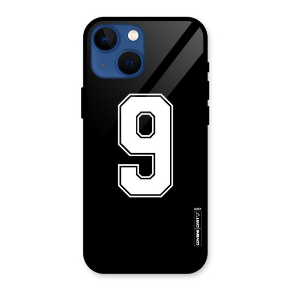 Number 9 Glass Back Case for iPhone 13 Mini