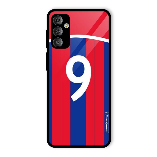 Number 9 Jersey Glass Back Case for Galaxy F23