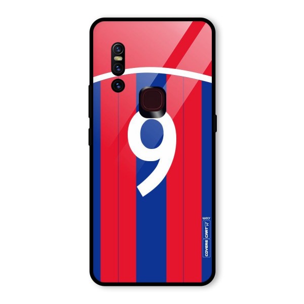 Number 9 Jersey Glass Back Case for Vivo V15