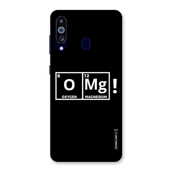 OMG Chemistry Pun Back Case for Galaxy A60