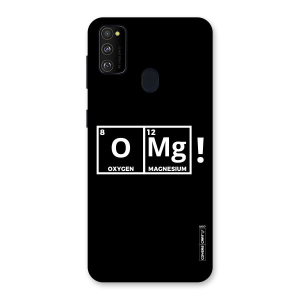 OMG Chemistry Pun Back Case for Galaxy M21