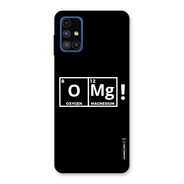 OMG Chemistry Pun Back Case for Galaxy M51