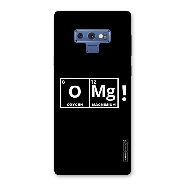 OMG Chemistry Pun Back Case for Galaxy Note 9