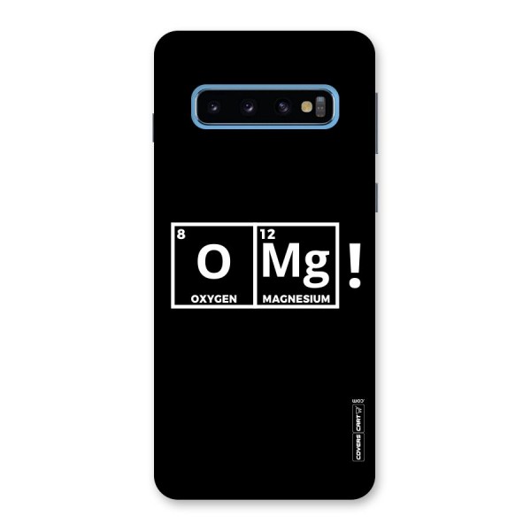 OMG Chemistry Pun Back Case for Galaxy S10