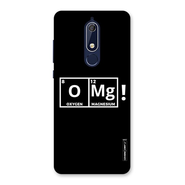 OMG Chemistry Pun Back Case for Nokia 5.1