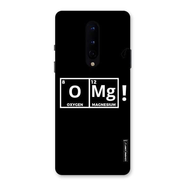 OMG Chemistry Pun Back Case for OnePlus 8