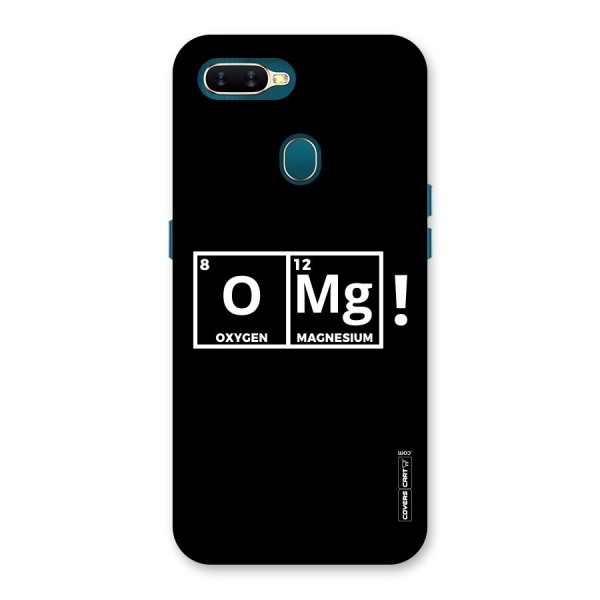 OMG Chemistry Pun Back Case for Oppo A12