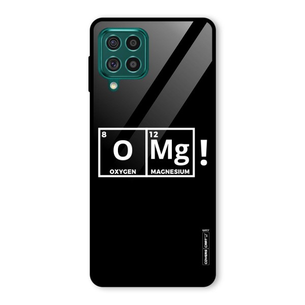 OMG Chemistry Pun Glass Back Case for Galaxy F62