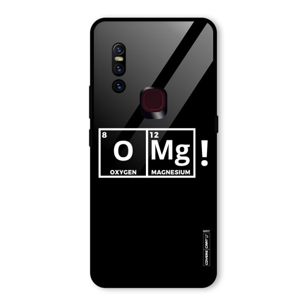 OMG Chemistry Pun Glass Back Case for Vivo V15