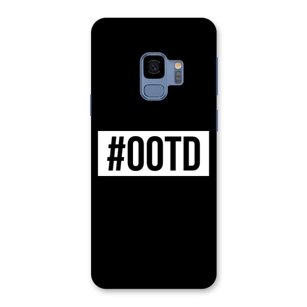 OOTD Back Case for Galaxy S9