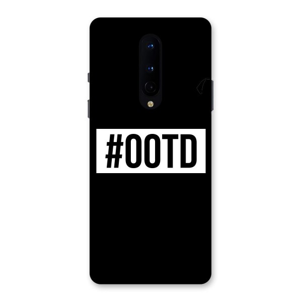 OOTD Back Case for OnePlus 8