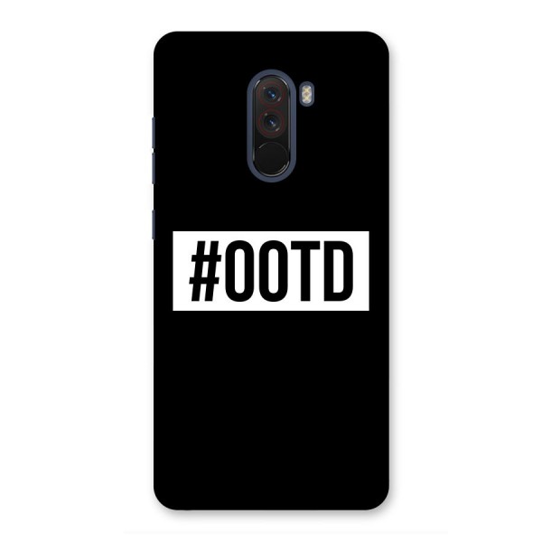 OOTD Back Case for Poco F1