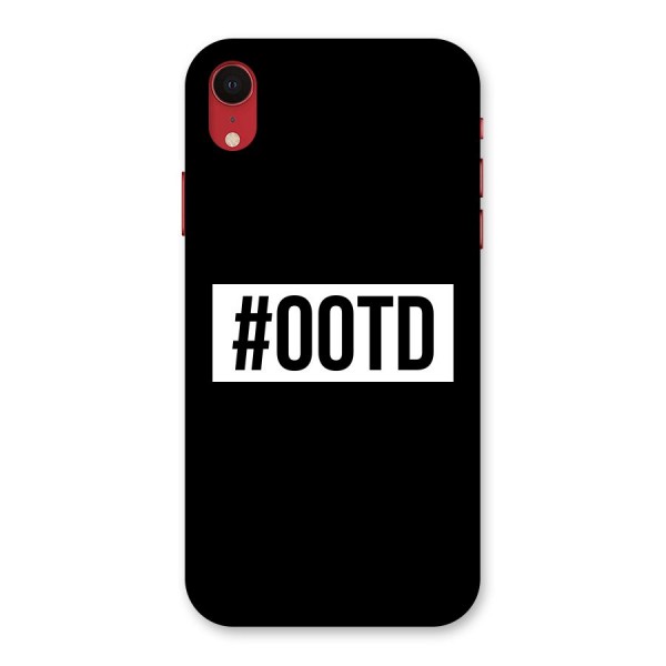 OOTD Back Case for iPhone XR