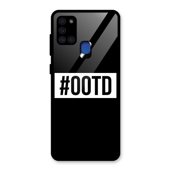 OOTD Glass Back Case for Galaxy A21s