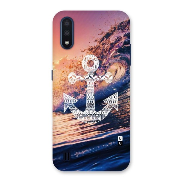 Ocean Anchor Wave Back Case for Galaxy M01