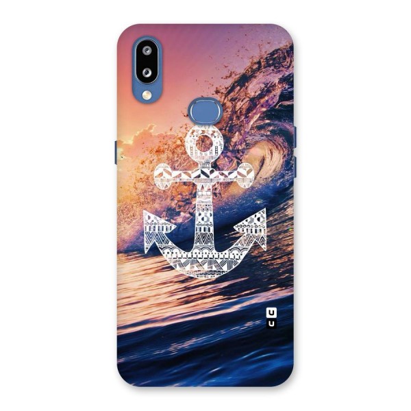 Ocean Anchor Wave Back Case for Galaxy M01s