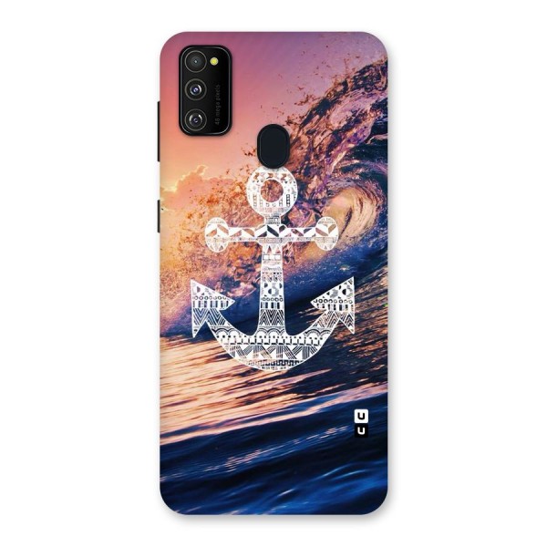 Ocean Anchor Wave Back Case for Galaxy M21