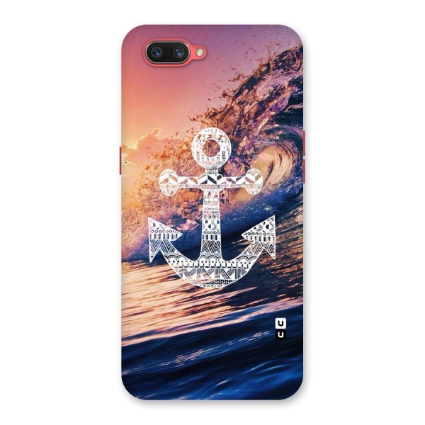 Ocean Anchor Wave Back Case for Oppo A3s