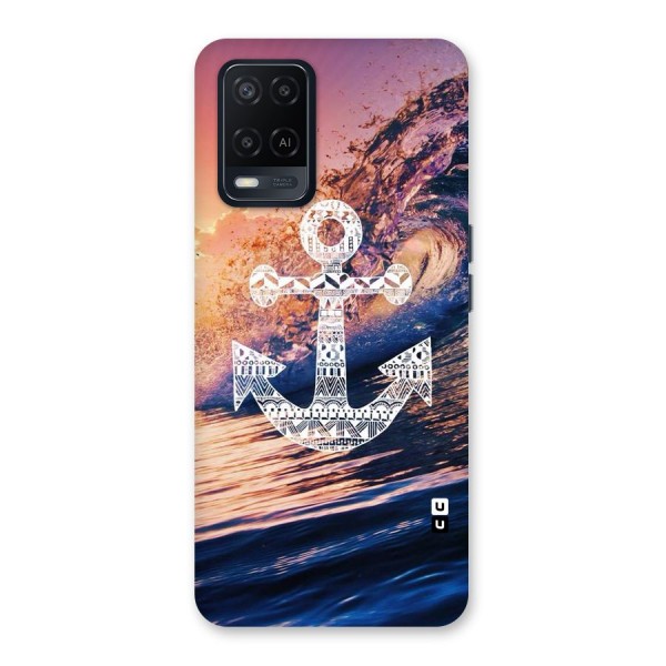 Ocean Anchor Wave Back Case for Oppo A54