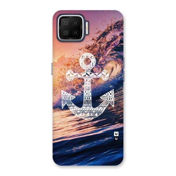 Ocean Anchor Wave Back Case for Oppo F17