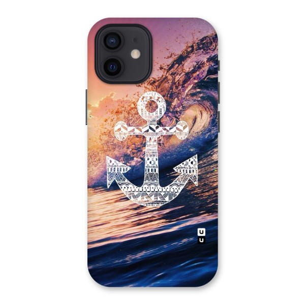 Ocean Anchor Wave Back Case for iPhone 12