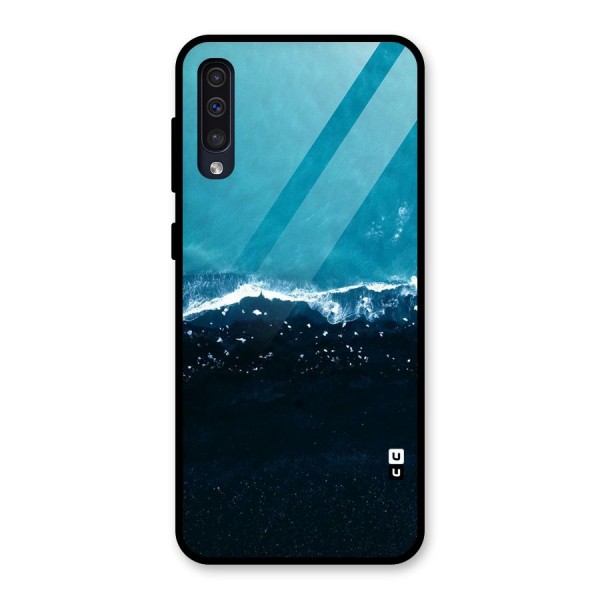 Ocean Blues Glass Back Case for Galaxy A50s