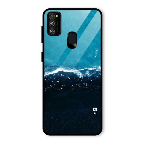 Ocean Blues Glass Back Case for Galaxy M21