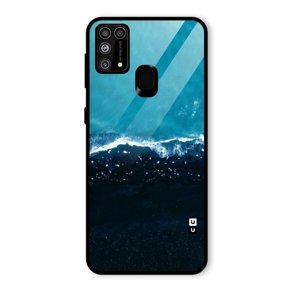 Ocean Blues Glass Back Case for Galaxy M31