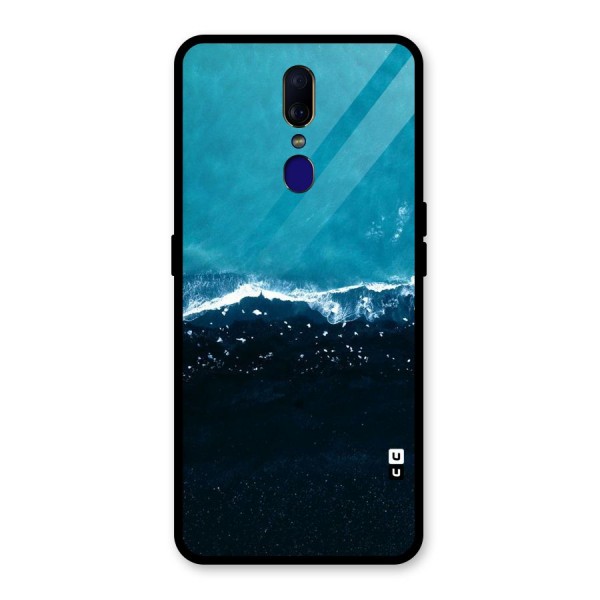 Ocean Blues Glass Back Case for Oppo F11