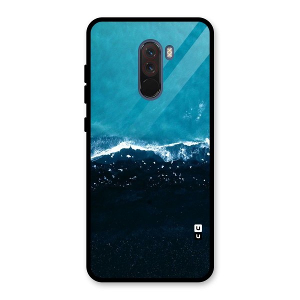 Ocean Blues Glass Back Case for Poco F1