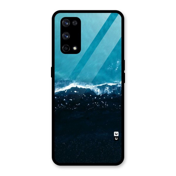 Ocean Blues Glass Back Case for Realme X7 Pro