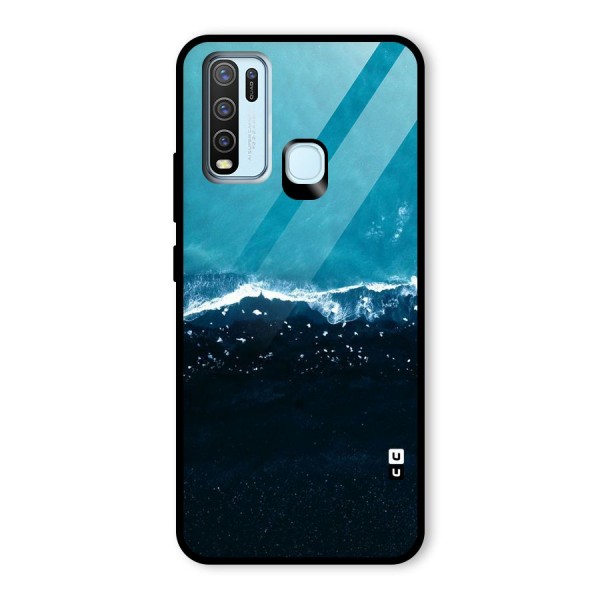 Ocean Blues Glass Back Case for Vivo Y30