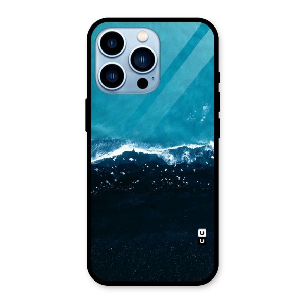 Ocean Blues Glass Back Case for iPhone 13 Pro