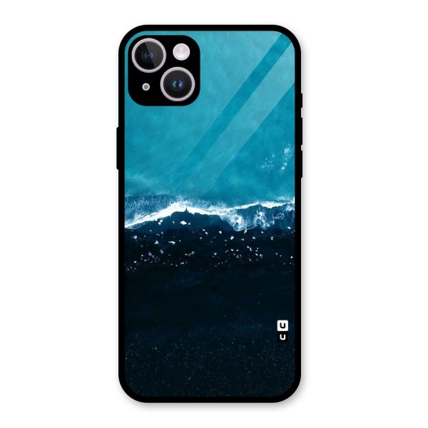 Ocean Blues Glass Back Case for iPhone 14 Plus