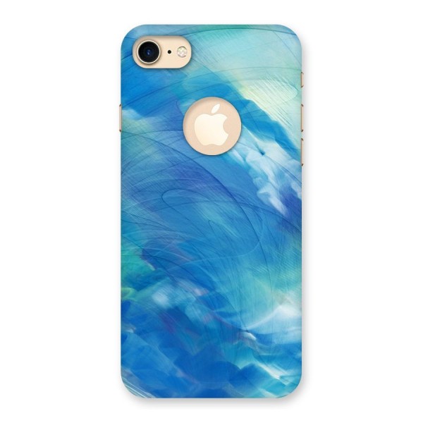 Ocean Mist Back Case for iPhone 8 Logo Cut