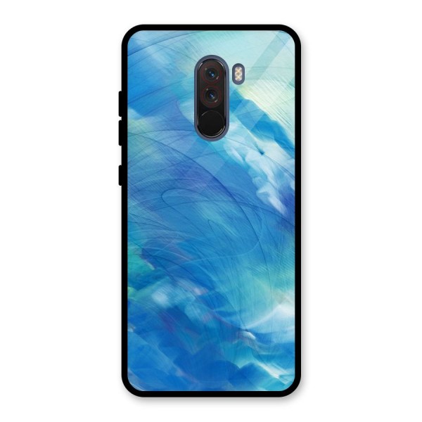 Ocean Mist Glass Back Case for Poco F1