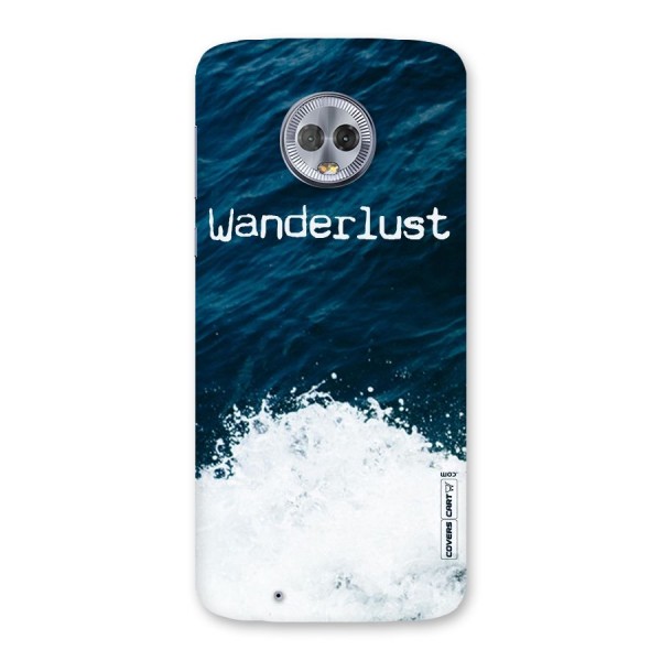 Ocean Wanderlust Back Case for Moto G6