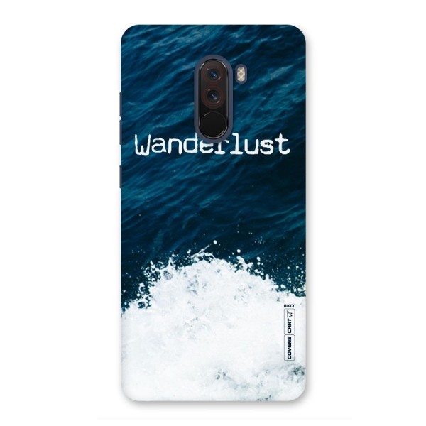 Ocean Wanderlust Back Case for Poco F1