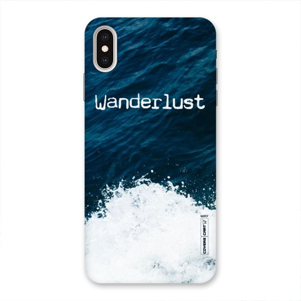 Ocean Wanderlust Back Case for iPhone XS Max